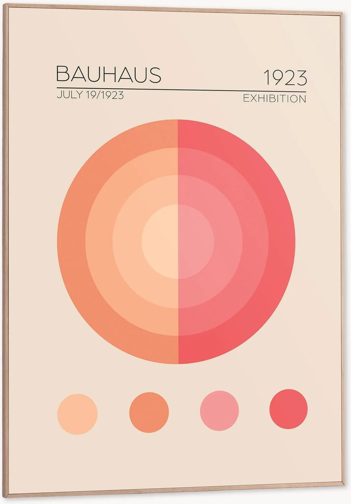 Ingelijste digitale print Bauhaus