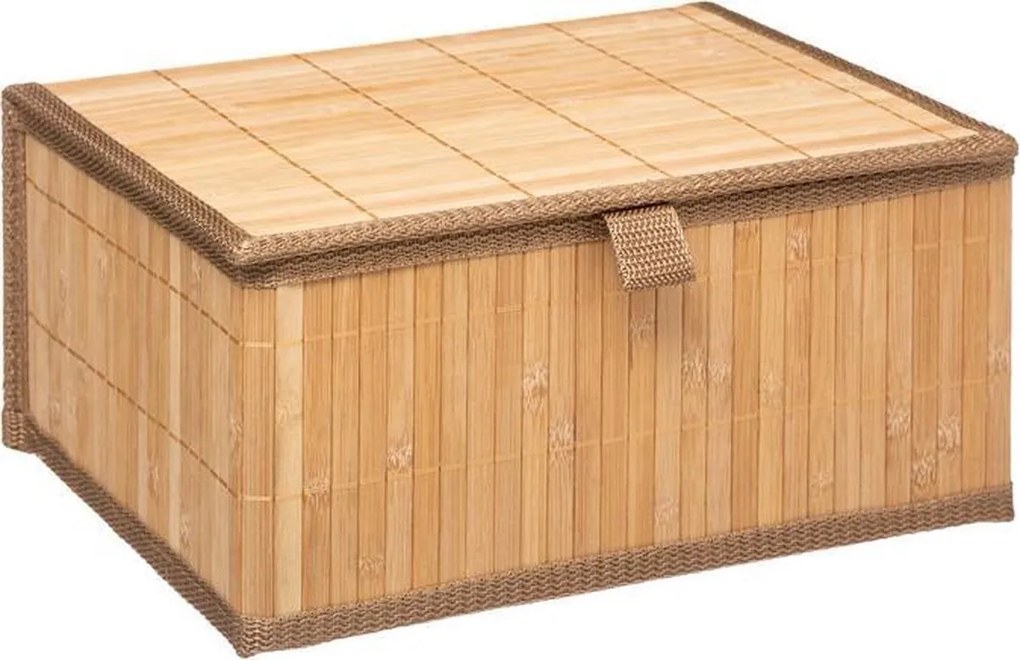 5Five Opbergmanden Bamboe - 3-delig - Houtkleur - Nestbaar