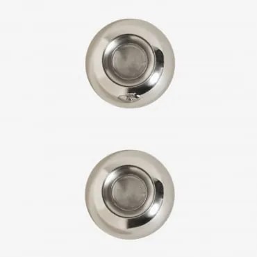 Pack Van 2 Kommen Van Roestvrij Staal Ladispoli Ø17 Cm - Sklum