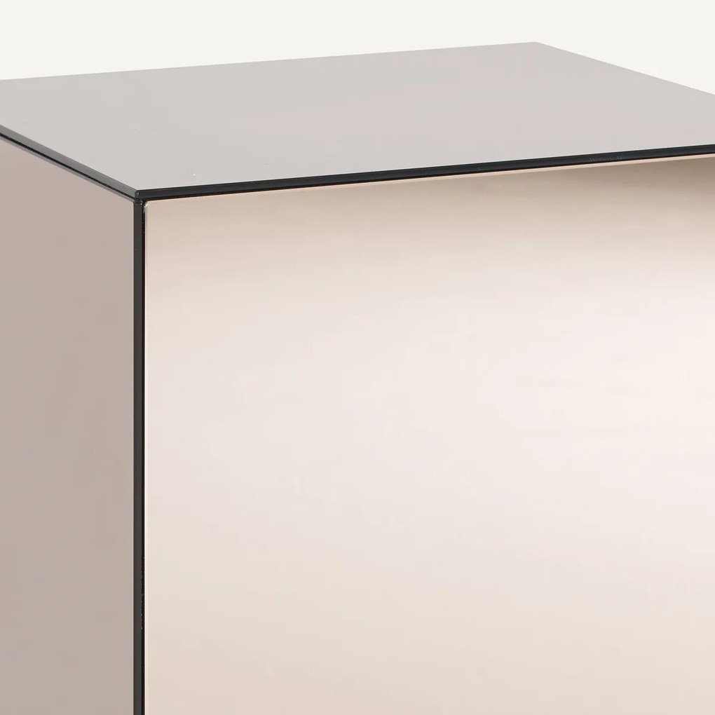 Bijzettafel in spiegel, groot model, Lumir