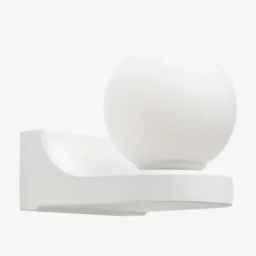 Lanham Aluminium Wandlamp Wit - Sklum