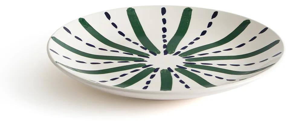 Set van 4 platte borden in aardewerk Riveri