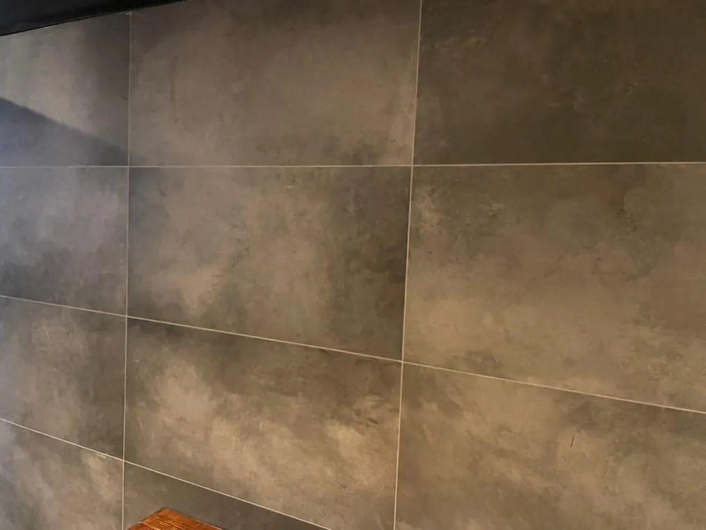 Vloertegel 60x120 Cm Betonlook Antraciet DC90