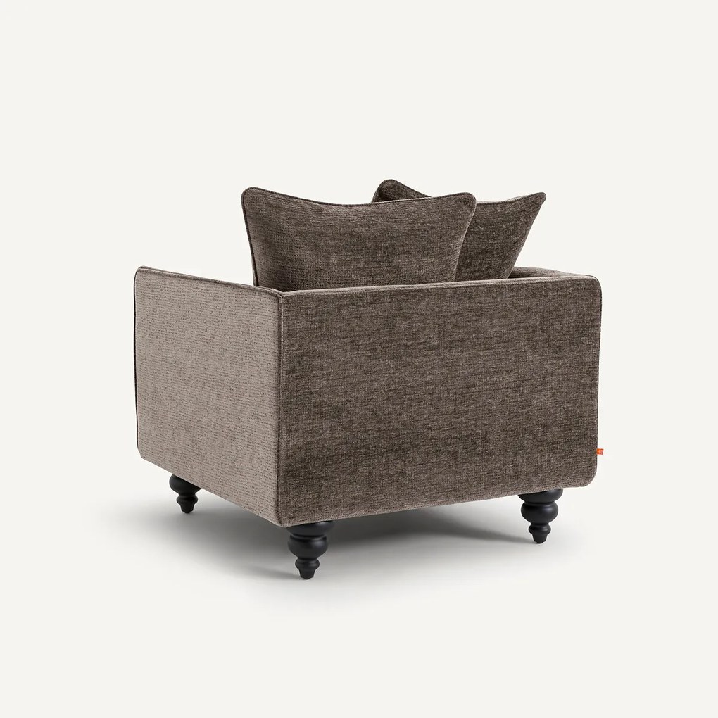 Fauteuil in gerecycled polyester, Lazare