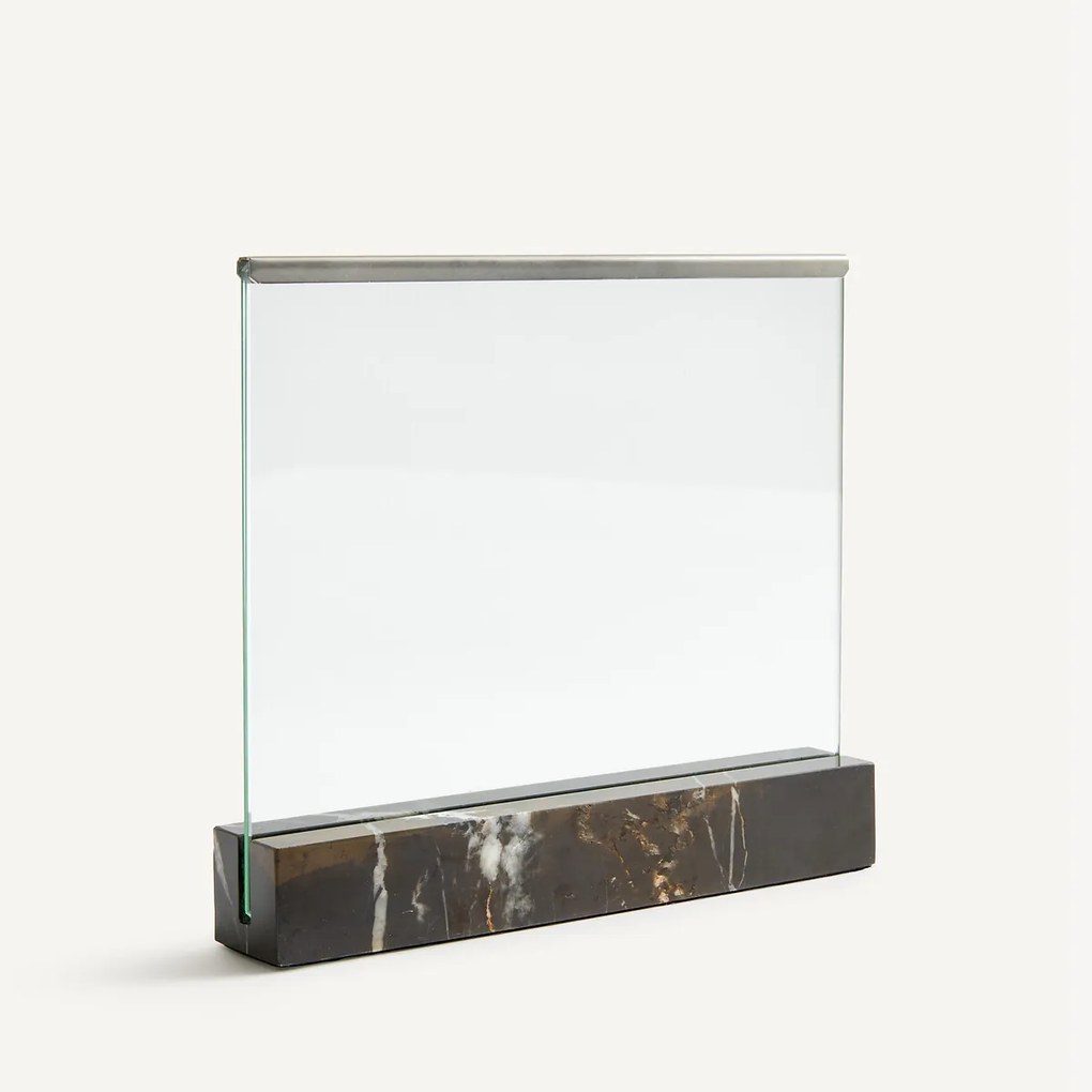 Fotolijst van glas en marmer, breedte 17,3 cm, GENTIANA
