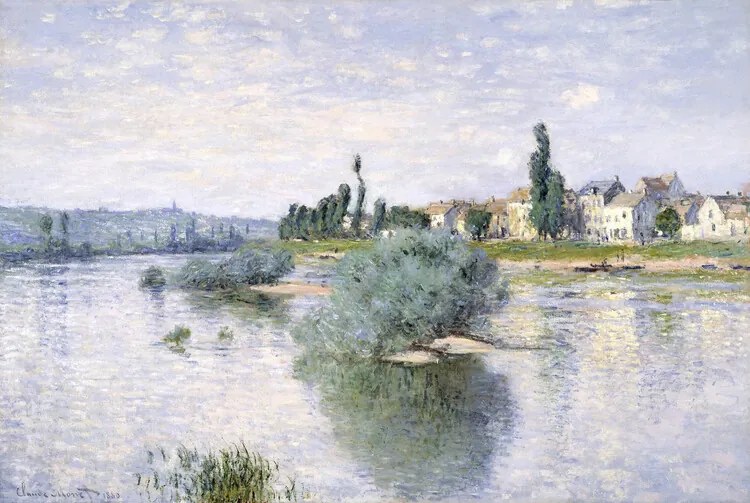 Kunstreproductie Seine at Lavacourt, Claude Monet