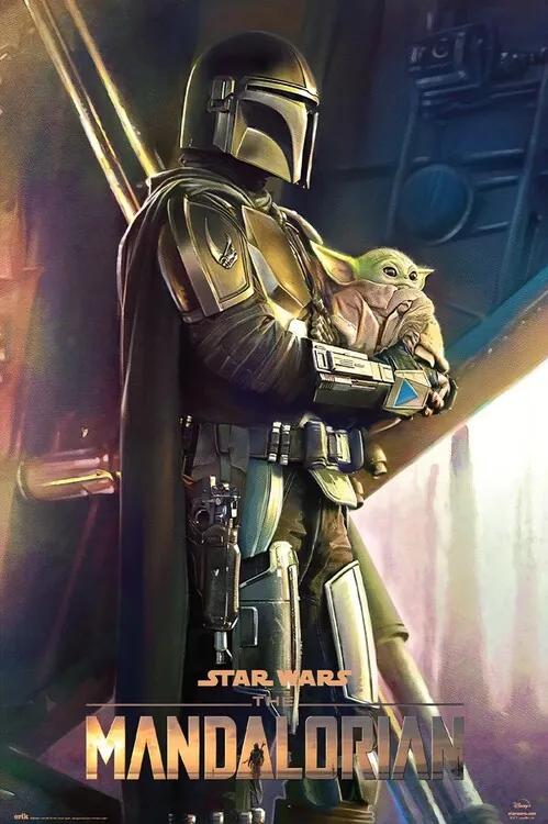Poster Star Wars: The Mandalorian - Clan van twee, (61 x 91.5 cm)