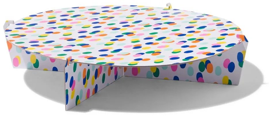 HEMA Etagère 1-laags Ø30cm Confetti