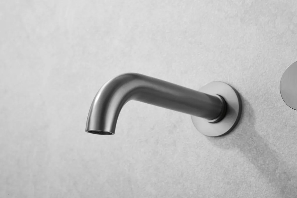 Saniclear Iron inbouw wastafelkraan verouderd ijzer - gunmetal