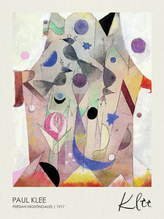 Kunstreproductie Persian Nightingales (1917), Paul Klee