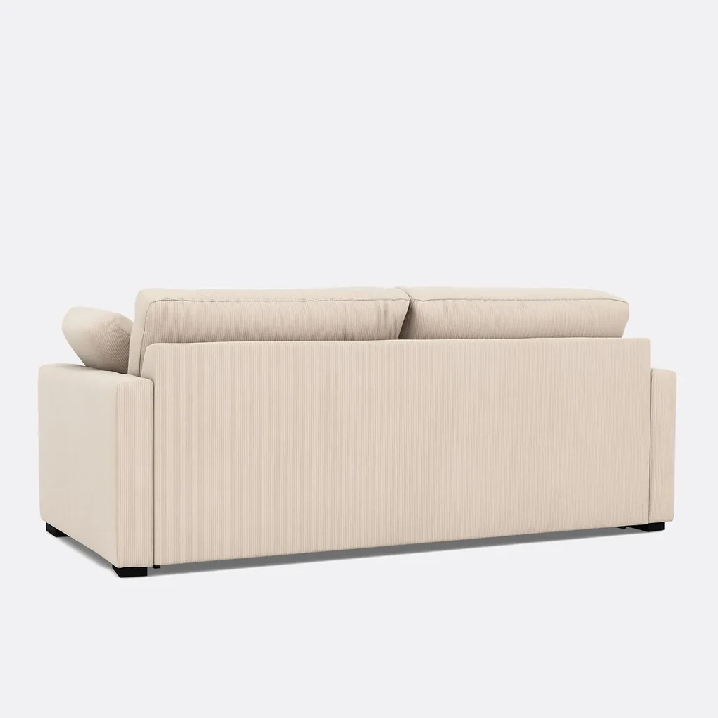 Slaapbank van fijn ribfluweel, Bultex, Timor