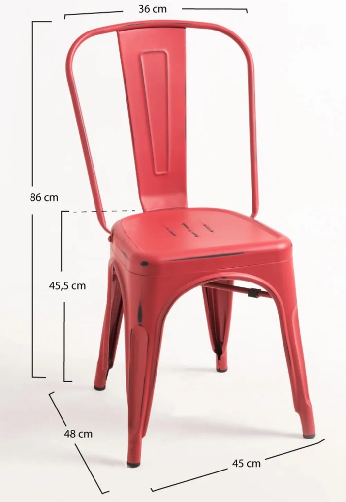 Pak 4 Torix Vintage Stoelen