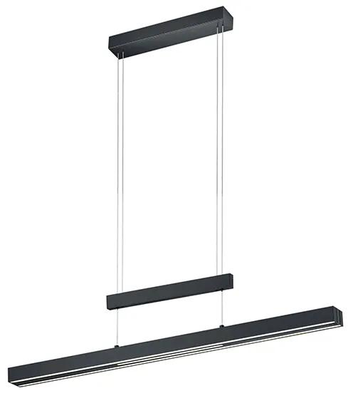 Eettafel / Eetkamer Hanglamp zwart incl. LED 3-staps dimbaar 3-lichts - Sofie Modern Binnenverlichting Lamp