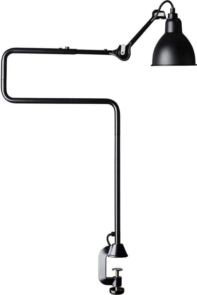 DCW éditions Lampe Gras N211 bureaulamp met tafelklem Zwart