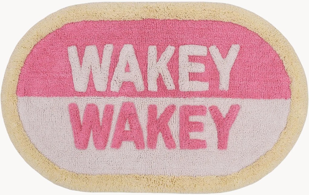 Katoenen badmat Wakey Wakey