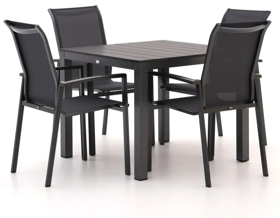 R&S Design Centallo/Fidenza 90cm dining tuinset 5-delig stapelbaar