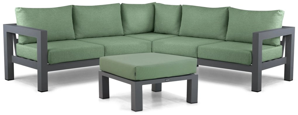 Hoek loungeset 5 personen Aluminium Grijs  Lifestyle Garden Furniture Luca