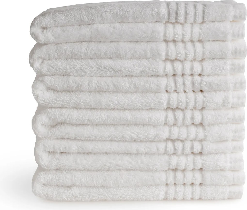 Gastendoek Supreme Collectie - 6 stuks - 30x50 - wit