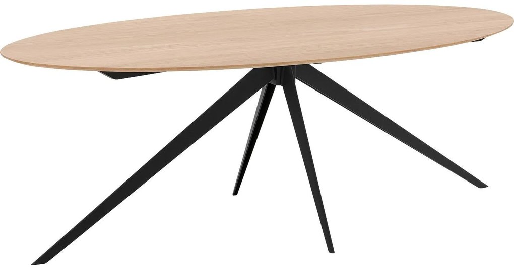 Goossens Excellent Eettafel Uniek, Ovaal 180 x 110 cm