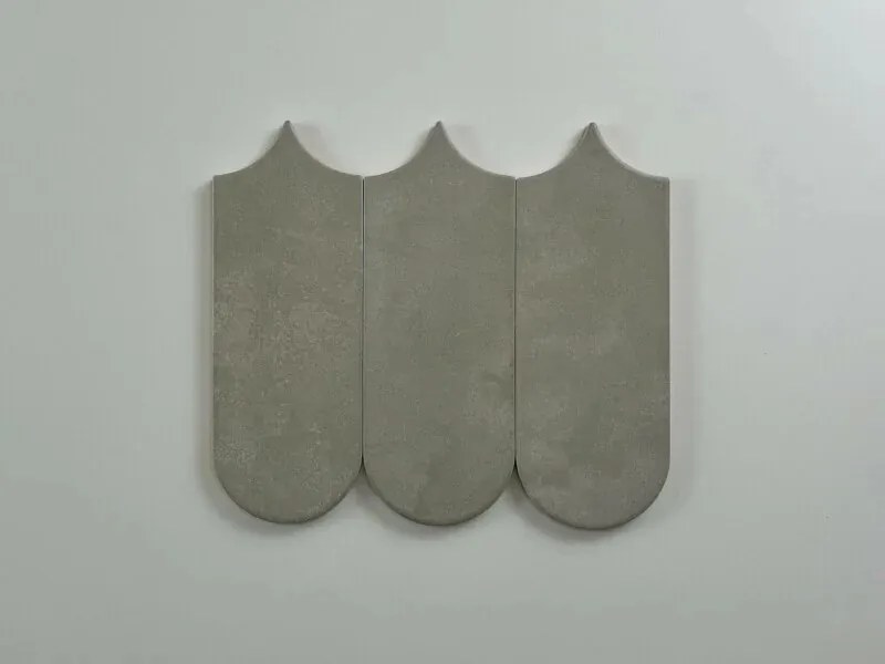 Jabo Alure wandtegel taupe visschub 8x21.5cm