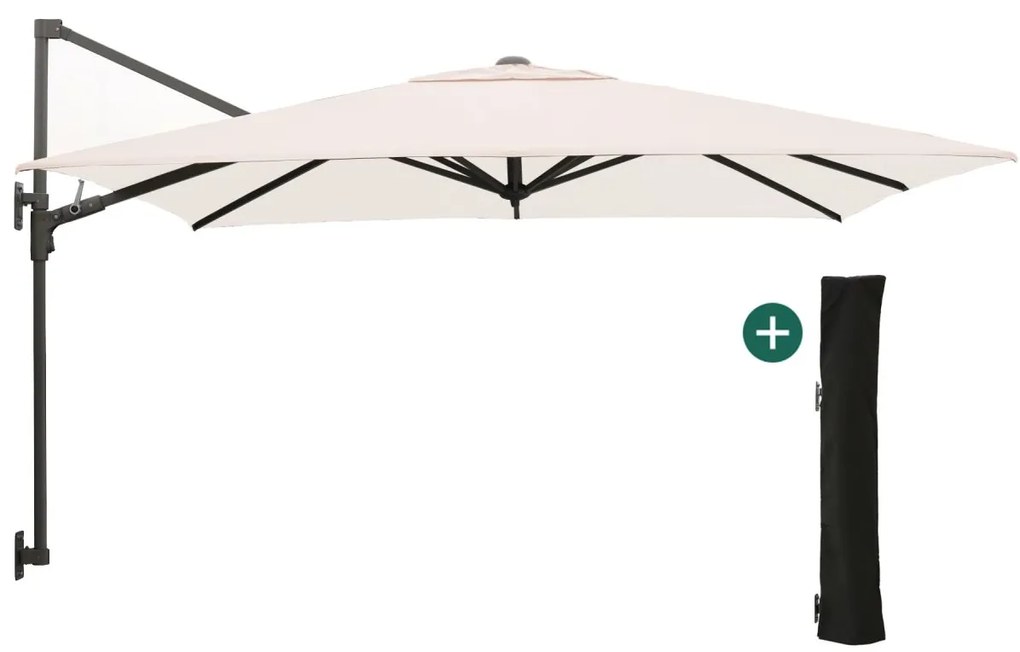 Shadowline muurparasol 250x250cm