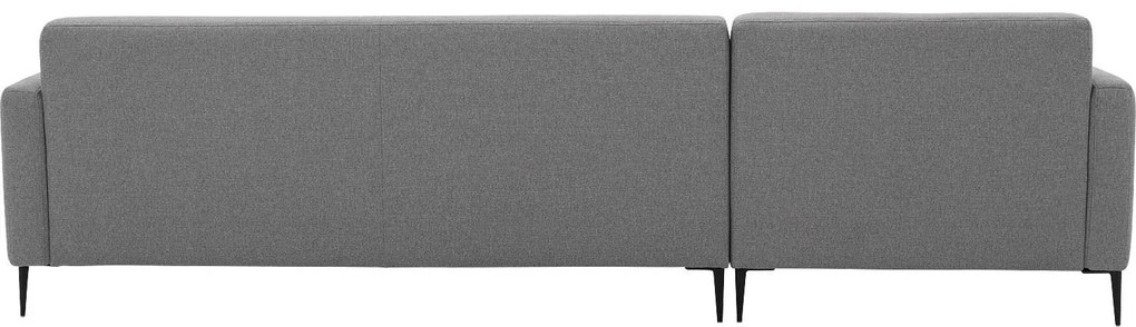 Goossens Key West grijs, stof, 3-zits, modern design