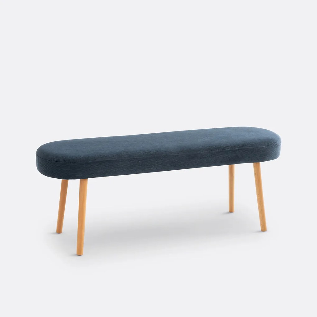 Bank in geribd fluweel, Lenou