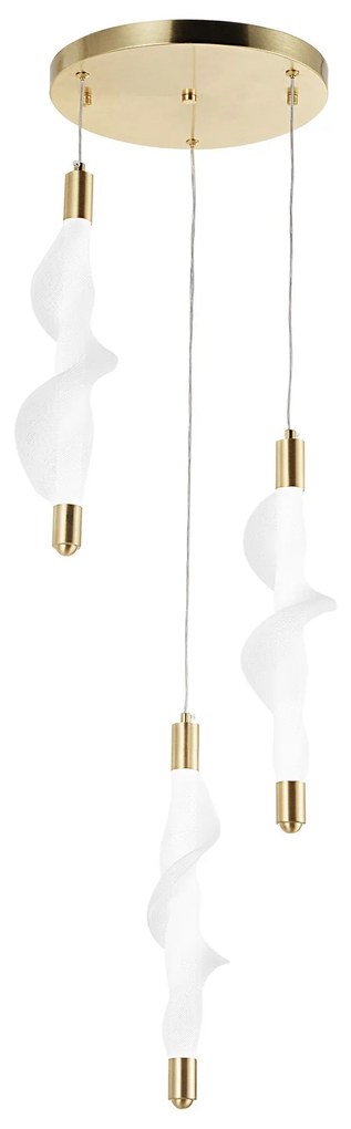 LED lamp G009-3CPR WHITE/GOLD