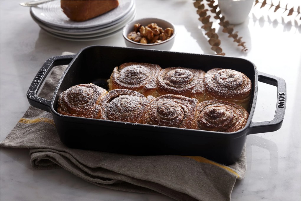 Staub Specialities Ovenschaal 30 cm, Rechthoekig, Zwart - Specialities - Staub