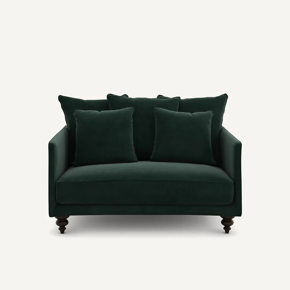 2-zits fluwelen bank, Lazare