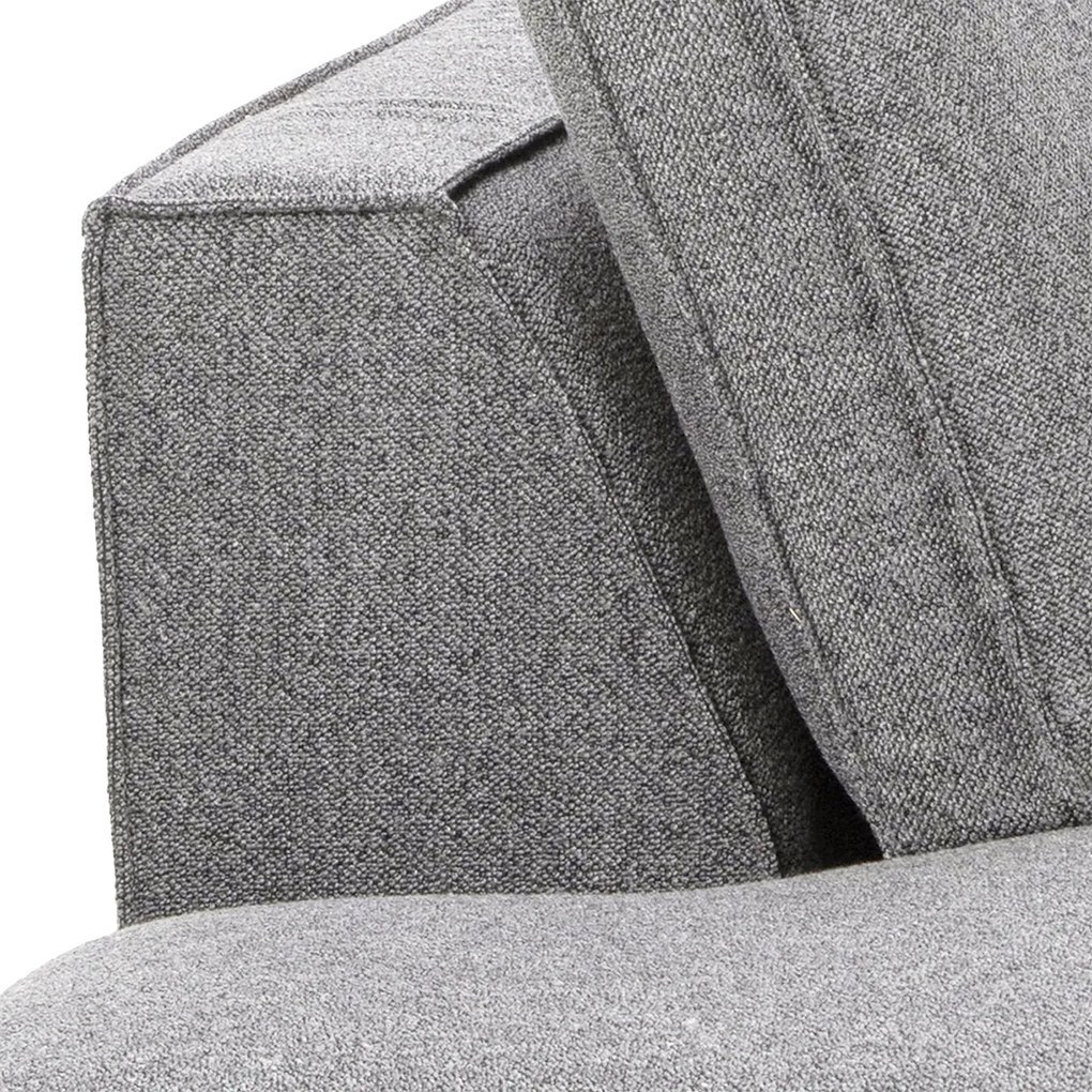 Hoekbank Grijs Boucle Hoek Links