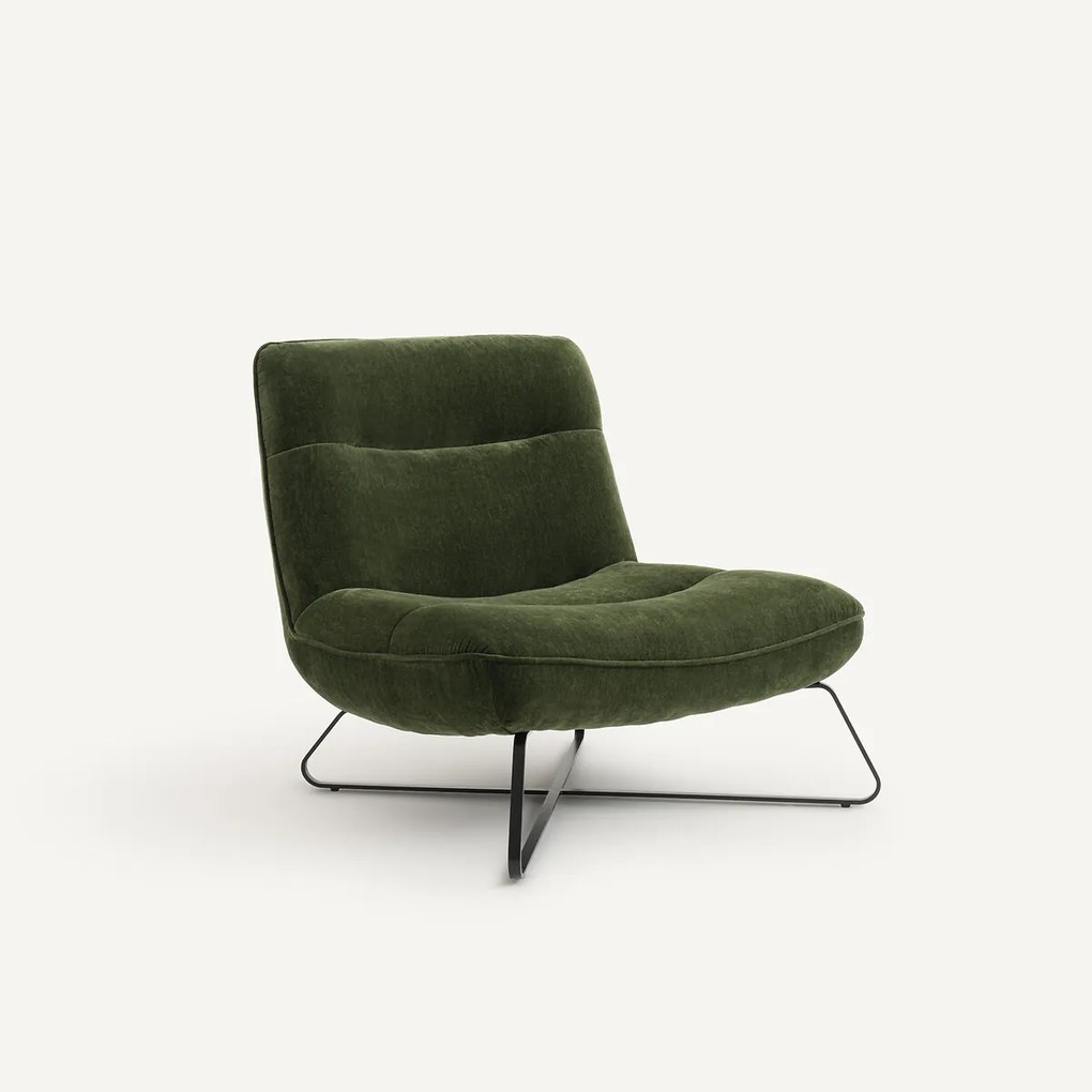 Fluwelen fauteuil, HELMA