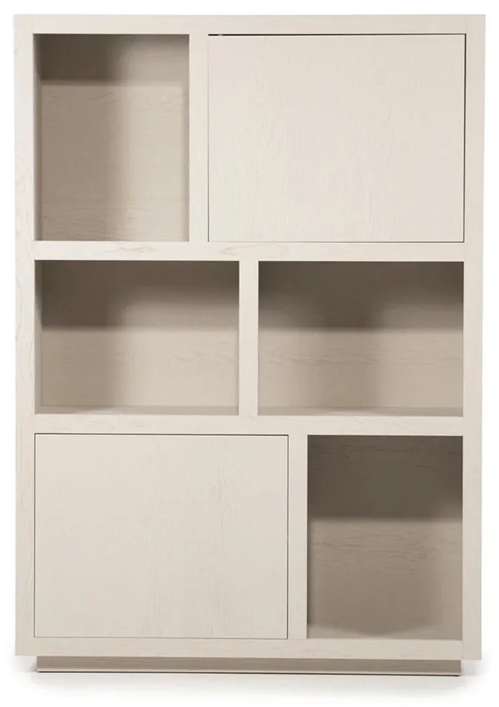Moderne Kast Van Taupe Eiken - 120x42x170cm.