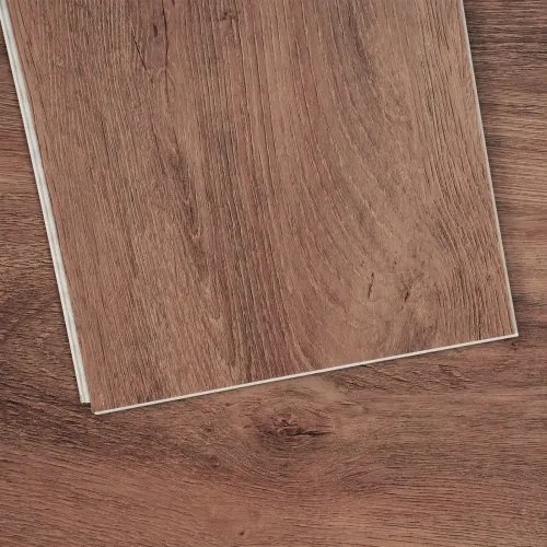 VEVOR Vloeren, Vinyl Vloertegels 1220 x 185 mm, 10 Stuks, 5,5 mm Dik, In elkaar grijpend, Donkerbruine Houtkleur, Doe-het-zelf Vloeren voor Keuken, Eetkamer, Slaapkamer en Badkamer