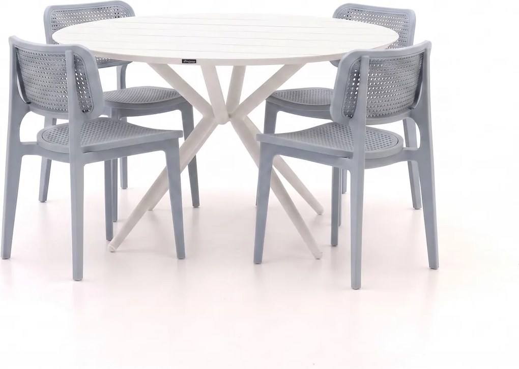 Diningset Forza  | 4 personen | Tuinset aluminium | 5-delig | Kees Smit Tuinmeubelen