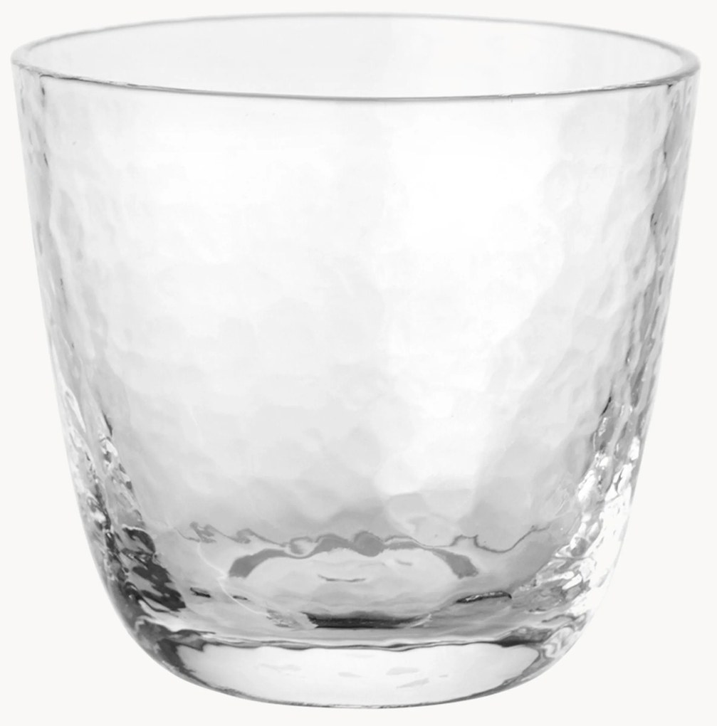 Glazen Hammered, 4-delig