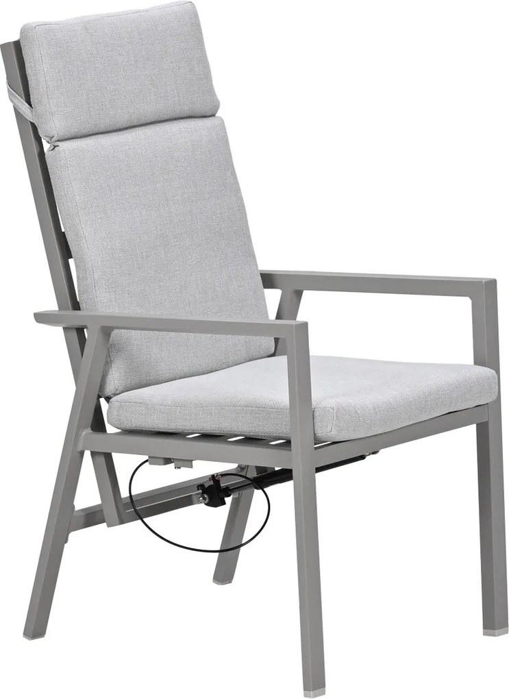 Garden Impressions Kasper tuinstoel verstelbaar - taupe