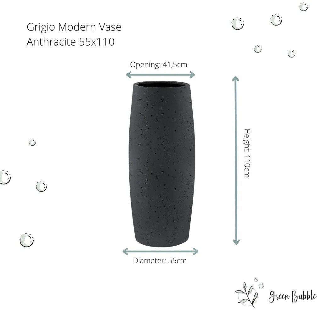 Vaas Grigio Modern Antraciet