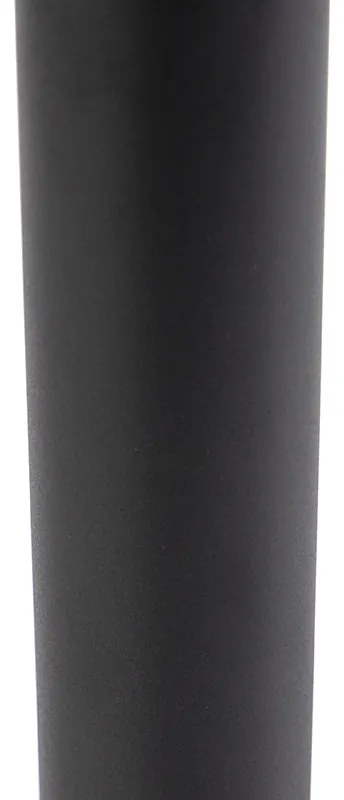 Moderne buitenlamp zwart 100 cm IP44 incl. LED - Roxy Modern IP44 Buitenverlichting cilinder / rond