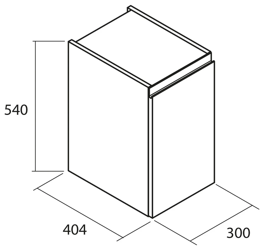 Muebles Mam badmeubel 120cm links wit mat met wastafel solid surface zonder kraangat