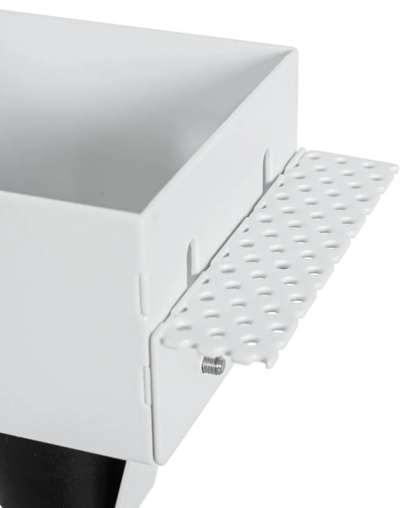 Set van 6 inbouwspots wit GU10 70mm trimless - Oneon