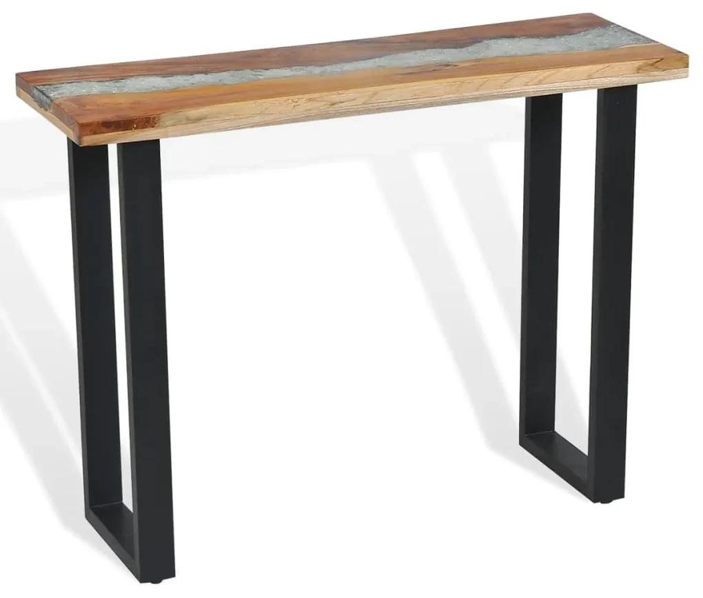 vidaXL Wandtafel 100x35x75 cm teakhout