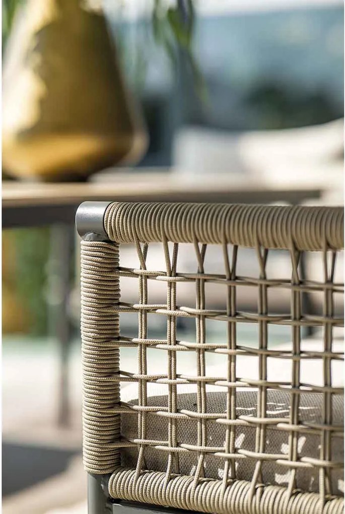 Garden Impressions Burela lounge dining set 5-delig links - taupe