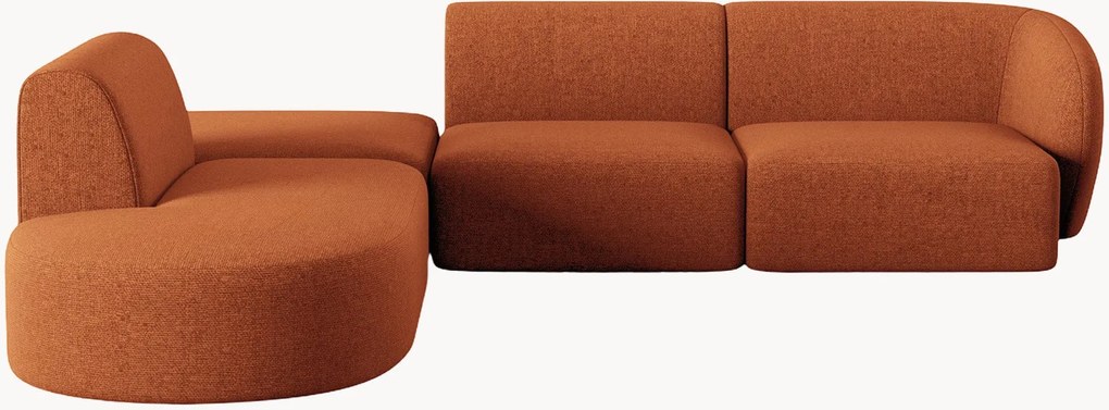 Modulaire chenille hoekbank Paolo (5-zits)