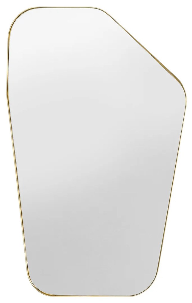 Kare Design Ponti Brass Messing Spiegel Asymmetrisch - 64x94.5cm