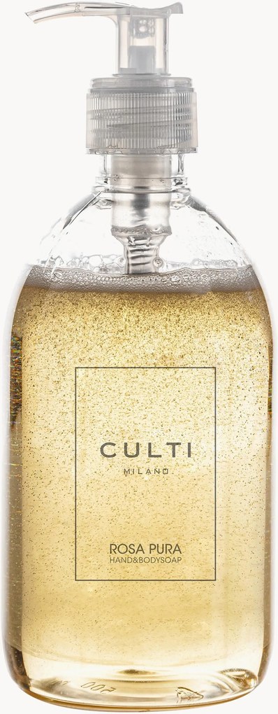 Handzeep Rosa Pura (rabarber, lavendel & roos), 500 ml