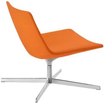 Arper Catifa 60 Lounge Low fauteuil oranje