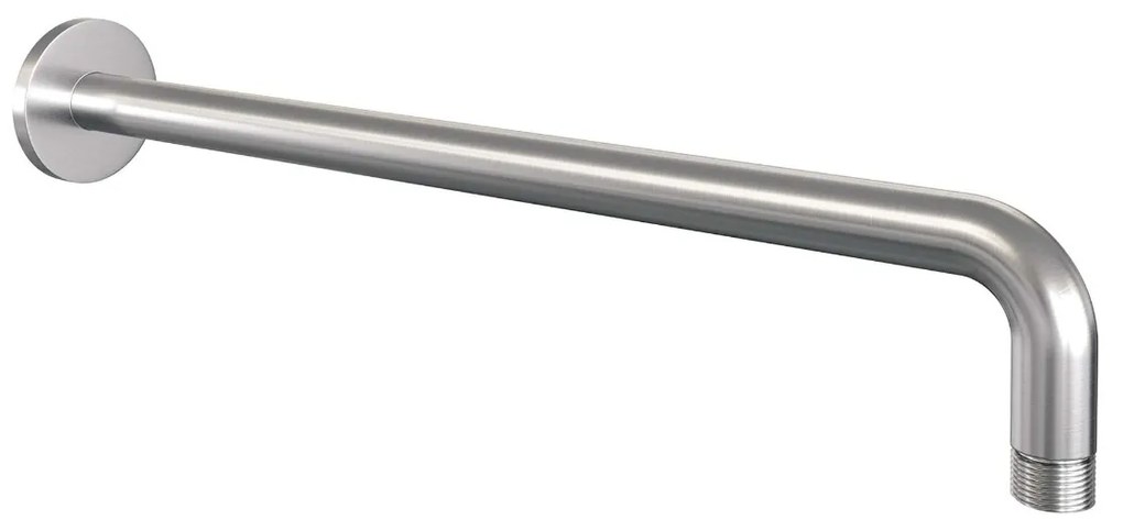 Brauer Brushed Edition complete inbouw regendouche met 3 standen handdouche, gebogen wandarm, glijstang en hoofddouche 20cm set 45 RVS geborsteld PVD