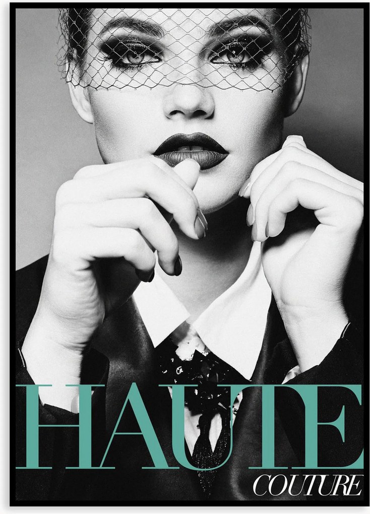 Ingelijste poster Couture 9