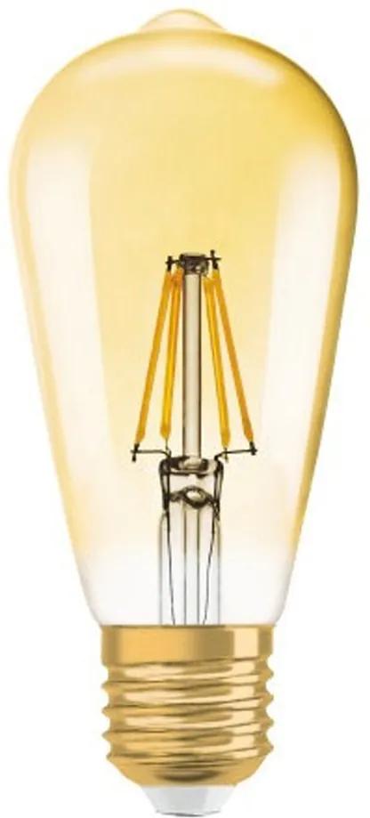 Osram Vintage 1906 LED E27 Edison 6.5W 824 Goud | Dimbaar - Vervangt 50W
